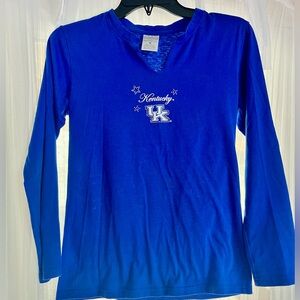 Kentucky Blue Long Sleeve Women's Tee - University of Kentucky